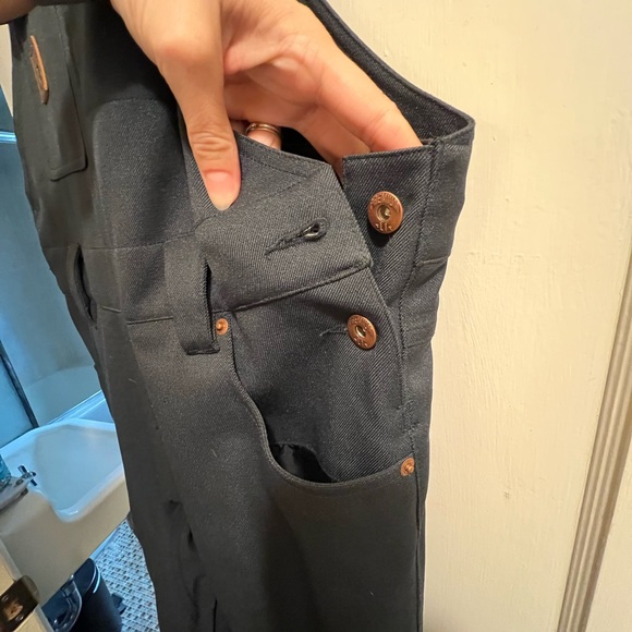 L1 Loretta Overall Bib 20K Shell Snowboard Pants, Women's XS Slim, Ink Blue - Picture 8 of 12